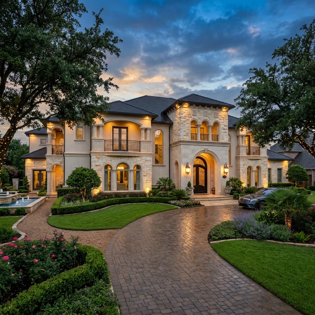 Modern Luxury Mansion Architecture in Southlake Texas